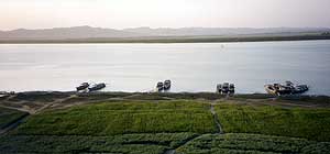 The Irawaddy River at Bagan
