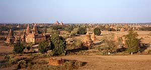 View over the thousands of temples...