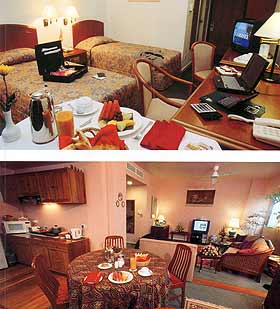 The rooms