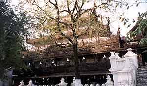 Part of the old palast in Mandalay