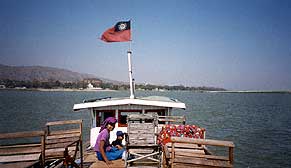Boat on the Irawaddy river