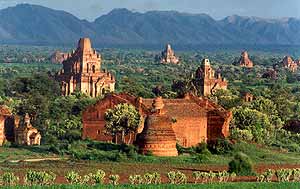 Scenery of old Bagan