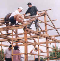 Building the roof