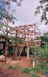 The main frame of the house is ready