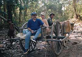 Riding an Ox-Cart....