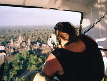 Taking unique shots from the helikopter