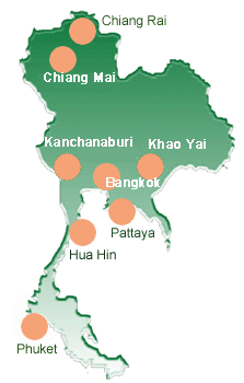 Golf destinations in Thailand