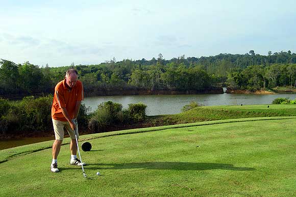 PGA Golf Pro John O'Flynn at the Blue Canyon Country Club - The Lakes Course