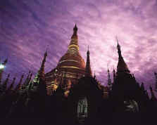 Swedagon Pagoda in Rangoon