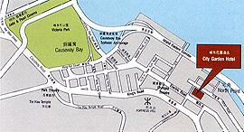 city Garden's map