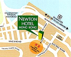 Newton Hong Kong's Map