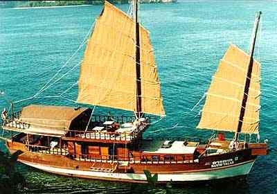 Junk "Dauw Talae" South Thailand Cruise between Phuket and  Krabi