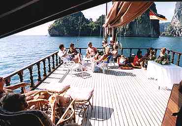 The large sun deck