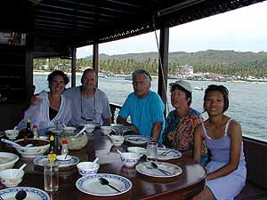 Lunch on board