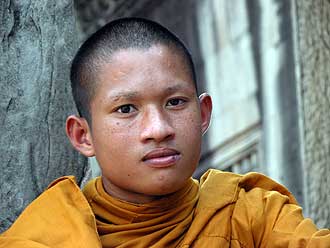 Monk at Phanom Rung