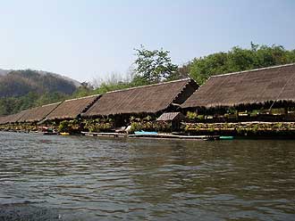 River Kwai JUngle Raft Hotel