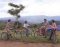 Mountain-biking is good fun !