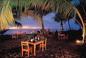 Dinner am Strand