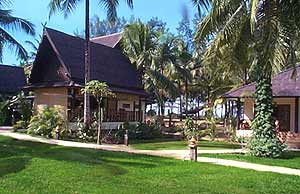 Bungalows im Garten
