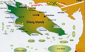 Map of Koh Chang