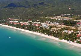 Aireal view from Chaweng Beach