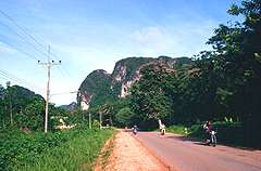 Street down to Ao Nang