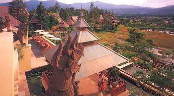 Amidst a stunning setting of landscaped gardens, The Regent Resort Chiang Mai's rice fields are harvested for the benefit of the local community.