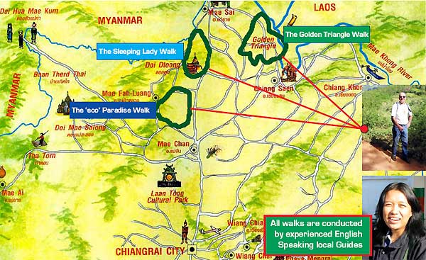 3 Easy Walking Tours in the North of Thailand