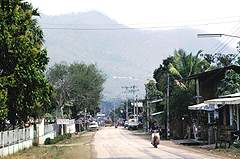 A typical town scenery in Pai 