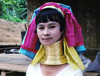 Padaung Frau in Mae Hong Son