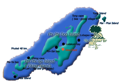 Pee Pee Island Village - Map