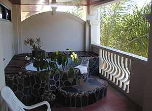 Balkony of the DELUXE SPA ROOM