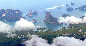Die spektakulaere Kuestenlandschaft von Phang Nga
