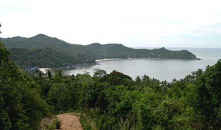View from the land