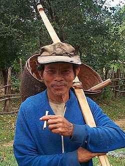 A farmer taking a rest....
